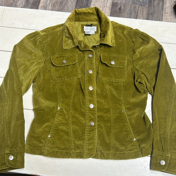 Live a Little Jackets & Blazers - Live a Little Suede Jacket Womens M Button Front Green Fitted